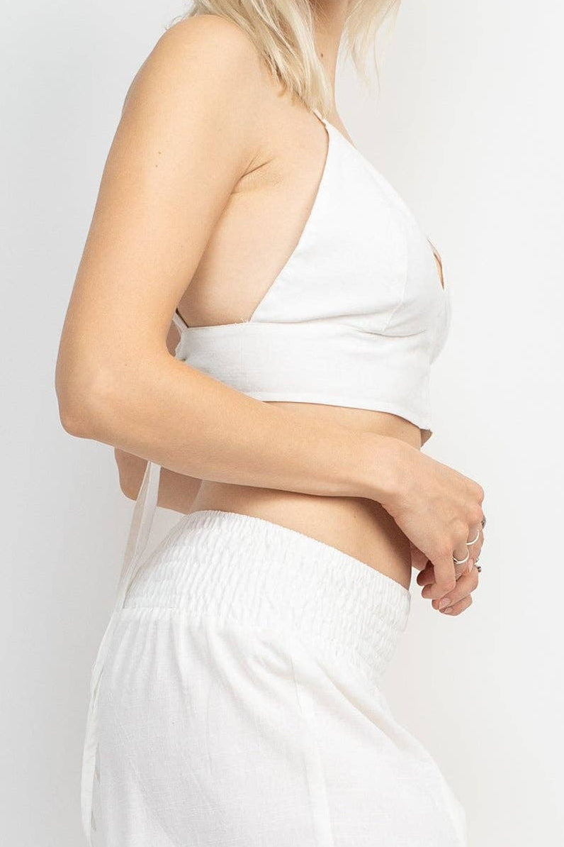 Homespun Cotton Bra Top