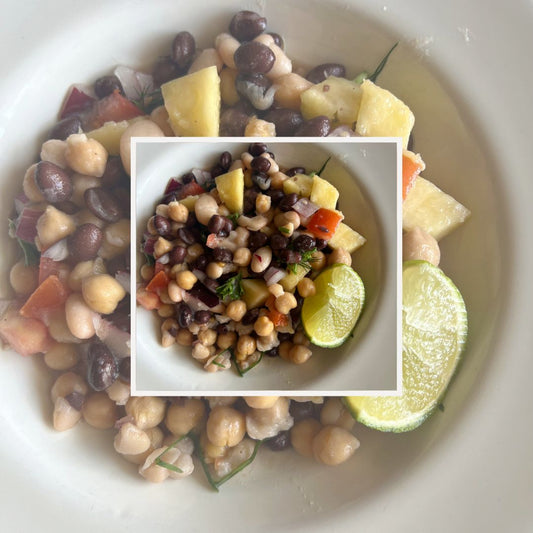 Three Bean Pineapple Fiesta Salad