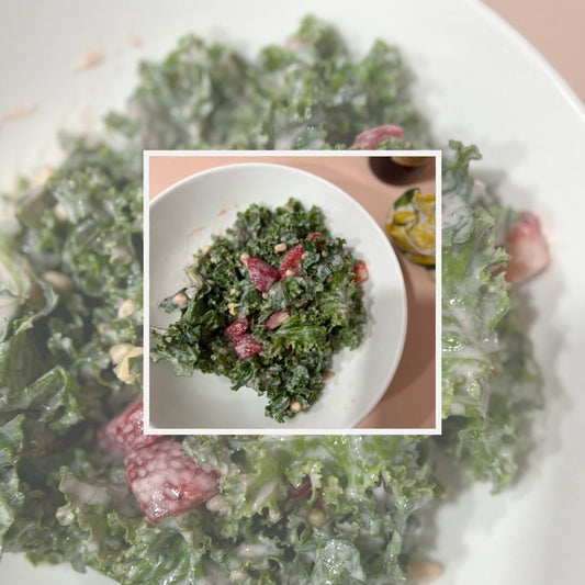 Sherry Cream Vegan Dressing (with salad variation)