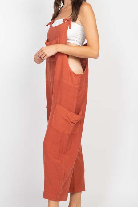 Easy Slouchy Hemp Overalls